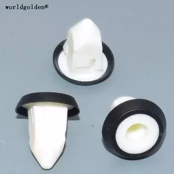 Worldgolden, 10 шт., пластиковые зажимы, отделка двери, бампер, крышка для багажа, для VW:N10516801, для BMW #51127020321