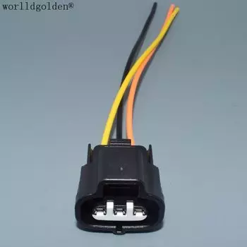 Worldgolden 2,2 мм 3-контактный гнездо для автомобильного разъема датчика карты Toyota 6189-0099