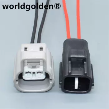 Worldgolden 2-контактный 2,2 мм автоматический разъем жгута проводов, разъем электрического кабеля 6189-0100 для Nissan Honda Toyota 90980-1084