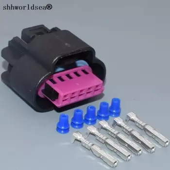 Worldgolden 5-контактный 1,5 мм гнездовой разъем электрический водонепроницаемый разъем кабеля проводки 15305554