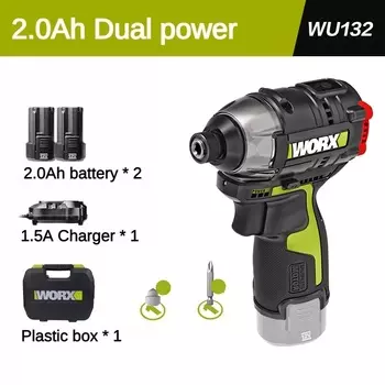 Аккумуляторная ударная отвертка Worx WU132X