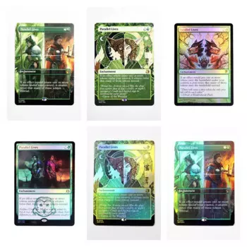 WOT параллельные жизни TCG Волшебные прокси-карты Игра Высокое качество Прокси-карты Сбор настольных игр Коллекционные карты Прокси
