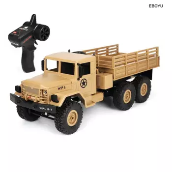 WPL B16 радиоуправляемая модель грузовика 1/16 2,4G 6WD внедорожник на гусеничном ходу Радиоуправляемый автомобиль светильник кой RTR подарок игрушка для детей