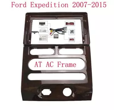 WQLSK 2 DIN 9-дюймовая Автомобильная рамка, адаптер, Android радио приборная, комплект панели для Ford DISPATCH 2007-2015