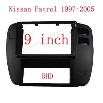 WQLSK 2 DIN 9-дюймовый автомобильный адаптер рамы для Nissan патруль V5 Y61 2002-2004 Android Стандартный комплект панели