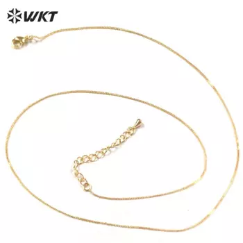 WT-N1035 WKT оптовая продажа, горячая распродажа, блестящая цепочка для подвесных ювелирных изделий, щедрая блестящая цепочка для разъема, ожерелье, оптовая продажа