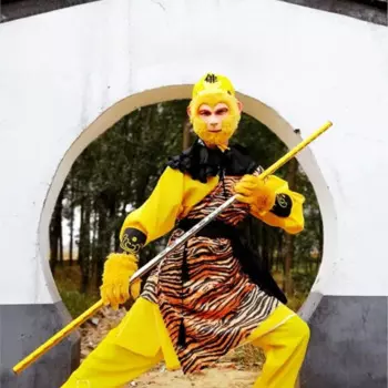 Wukong костюм обезьяны короля ходунки для выступления на Новый год и Рождество для взрослых