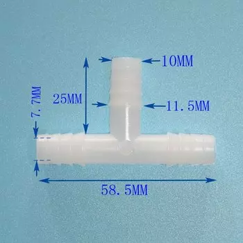 WXRWXY пластиковый тройник 10 мм 20 шт