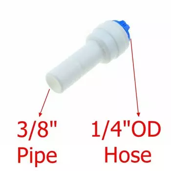 WYWBEY пластиковый тройник для обратного осмоса 1/4 3/8