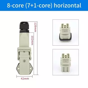 WZAZDQ HDC-HA разъем 4/5/6/8 pin водонепроницаемый 250В 10/16А