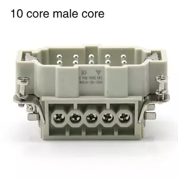 WZAZDQ HDC-HE-M/F авиационный разъем 16А 4/6/10/16/24 ядра серого цвета