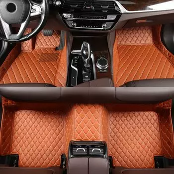 WZBWZX 5D пользовательские алмазные кожаные автомобильные коврики для Corvette C 5 1997-2002 автомобильные аксессуары