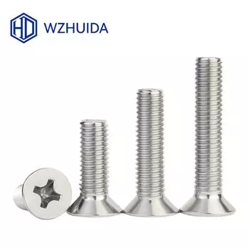 WZHUIDA Винты с потайной головкой нержавеющая сталь