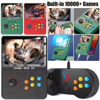 X5 Ретро портативная игровая консоль экран 4,0 дюйма IPS HD 32 Гб игровая консоль встроенные 10000 + игр классический эмулятор Аркады 10