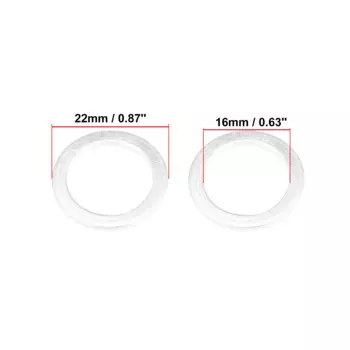 X Autohaux 15 шт. шайбы для удаления моторного масла прокладки для сливного отверстия 14/16/18/20/22 мм алюминиевые Серебристые автомобильные запасные части