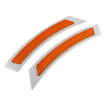 X Autohaux 1 пара, отражатель переднего бамперсветильник, боковой маркер крыла 63147185744 63147185743 для BMW 5 серии E60 LCI 2008-2010