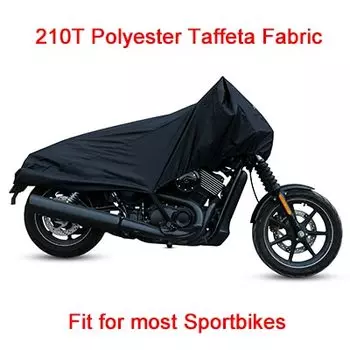 X Autohaux 210T Половина мотоциклетного чехла для путешествий Водонепроницаемый уличный пылезащитный чехол от дождя и пыли с защитой от УФ-лучей для скутера M L XL