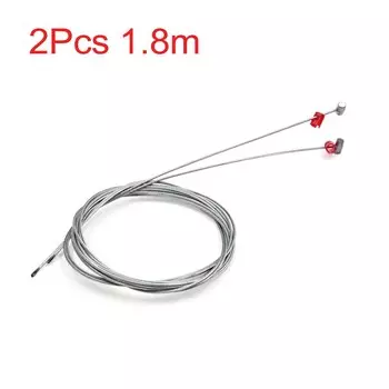 X Autohaux 2/5/6/10 шт. 1,2 м 1,8 м 2 м длина 1,6 мм диаметр троса сцепления стальной гибкий провод троса сцепления дроссельной заслонки для мотоцикла