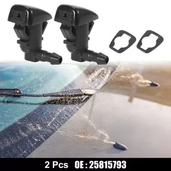 X Autohaux 2 шт. насадки стеклоочистителя переднего стекла распылитель 25815793 Для Cadillac CTS 2008 2009 2010 2011 2012 2013 2014 2015