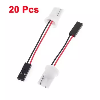 X Autohaux 68 мм грузовик автомобильный T10 адаптер света W5w светодиодная лампа жгут проводов адаптер 10/20/50 шт. для салона автомобиля