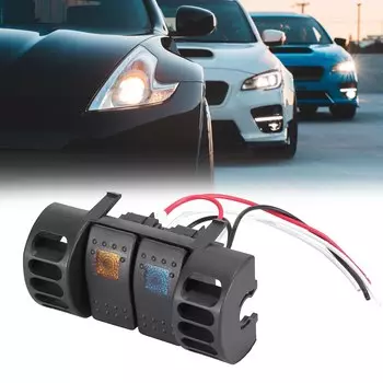 X Autohaux Автомобильная панель выключателя вентиляционного отверстия с 2 переключателями KJ71032 для Jeep Wrangler 1997-2006 для Jeep Cherokee 1997-2001