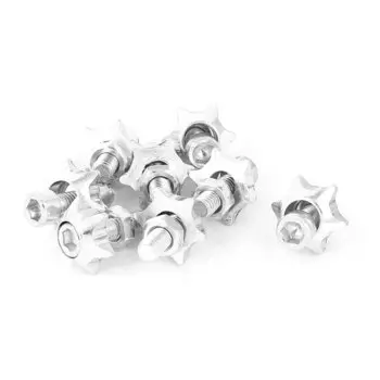 X Autohaux M6 болты с резьбой для автомобиля мотоцикла винты в форме звезды для номерного знака мотоцикла болты для рамки винты