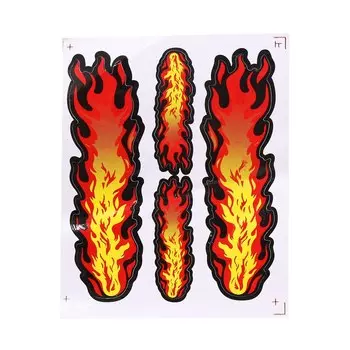X Autohaux наклейка с рисунком огня и пламени-на декоративную фотографию для автомобиля