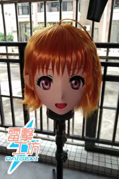 (X-KM128) Качественная женская/Девушка ручной работы из смолы японский мультяшный персонаж Animego Косплей Маска кигуруми трансвестит