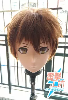 (X-KM135) Качественная женская/Девушка ручной работы из смолы японский мультяшный персонаж Animego Косплей Маска кигуруми трансвестит