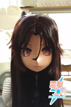 (X-KM137) Качественная женская/Девушка ручной работы из смолы японский мультяшный персонаж Animego Косплей Маска кигуруми трансвестит