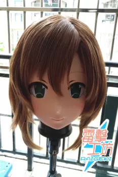 (X-KM142) Качественная женская/Девушка ручной работы из смолы японский мультяшный персонаж Animego Косплей Маска кигуруми трансвестит