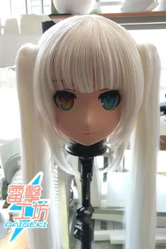 (X-KM144) Качественная женская/Девушка ручной работы из смолы японский мультяшный персонаж Animego Косплей Маска кигуруми трансвестит