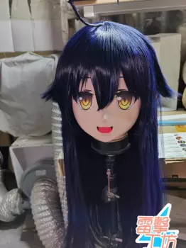 (X-KM172) Качественная женская/Девушка ручной работы из смолы японский мультяшный персонаж Animego Косплей Маска кигуруми трансвестит