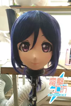 (X-KM175) Качественная женская/Девушка ручной работы из смолы японский мультяшный персонаж Animego Косплей Маска кигуруми трансвестит