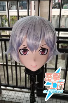 (X-KM195) Качественная женская/Девушка ручной работы из смолы японский мультяшный персонаж Animego Косплей Маска кигуруми трансвестит