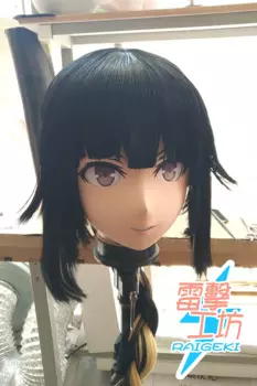 (X-KM204) Качественная женская/Девушка ручной работы из смолы японский мультяшный персонаж Animego Косплей Маска кигуруми трансвестит