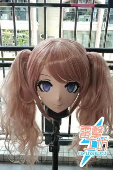 (X-KM228) Качественная женская/Девушка ручной работы из смолы японский мультяшный персонаж Animego Косплей Маска кигуруми трансвестит