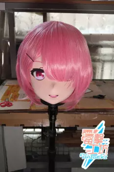 (X-KM230) Качественная женская/Девушка ручной работы из смолы японский мультяшный персонаж Animego Косплей Маска кигуруми трансвестит