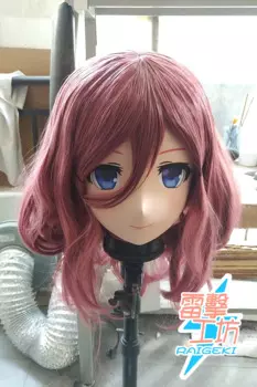 (X-KM233) Качественная женская/Девушка ручной работы из смолы японский мультяшный персонаж Animego Косплей Маска кигуруми трансвестит