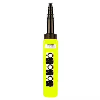 XAC-A691 Водонепроницаемый кнопочный переключатель подъемника, 2-скоростной контроль, подъемный кран, 6 кнопок, подвесная станция управления