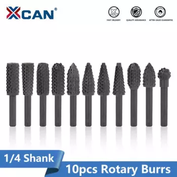 10 шт., набор фрез для деревообработки, хвостовик 1/4 дюйма