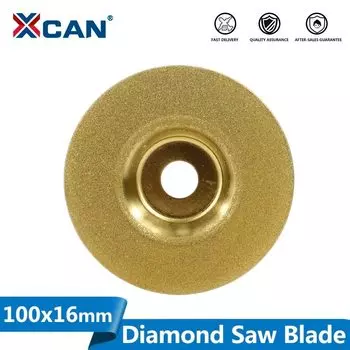 XCAN Алмазная Пила 4 Дюйма (100 Мм) Pаяное Шлифовальный Круг Для Угловой Шлифовальной Машины 240 Зернистость Режущий Инструме...