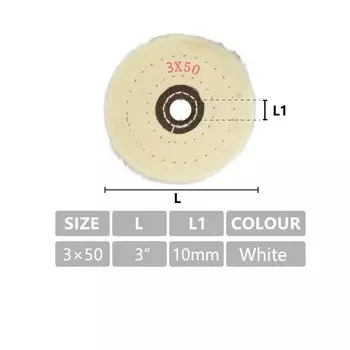 XCAN Полировочные диски из хлопка 3-6 дюймов
