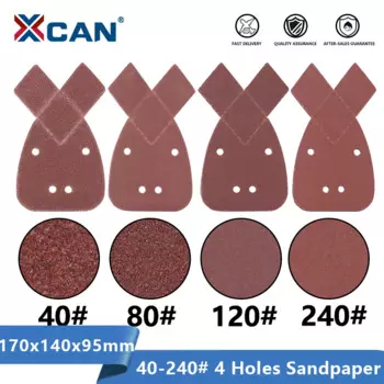 Шлифовальная бумага XCAN 10 шт. 40/80/120/240 Grit для Black & Deckers
