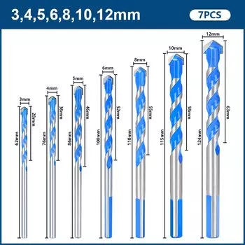 XCAN Сверло для стекла 3-12 мм