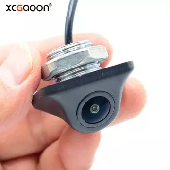 XCGaoon CCD 175-градусный объектив «рыбий глаз», автомобильная камера заднего вида, широкоугольная камера заднего вида, резервная камера ночного видения, водонепроницаемая IP68