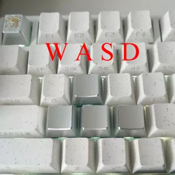 XDA 1U металлические клавиши на клавиатуру без подсветки, направление WASD, стрелки, колпачки, стандартная механическая клавиатура ESC, персонализированная клавиатура