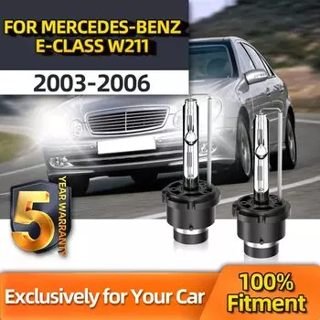 Ксеноновая лампа Crossfox D2S для Mercedes-Benz E-Class W211, 6000, 2003, 2004, 2005, 2 шт.