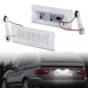 Ксеноновые белые OEM, подходят для BMW E83 X3 2004-2009, BMW 2001-2006, E53 X5, номерной знак, Can, шина без ошибок