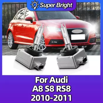 Ксеноновые HID-лампы D3S, 2 шт., 35 Вт, Сверхъяркие фары для автомобилей, 6000 К, 8000 К, 10000 К, 12 В, фары для Audi A8, S8, RS8, 2010, 2011